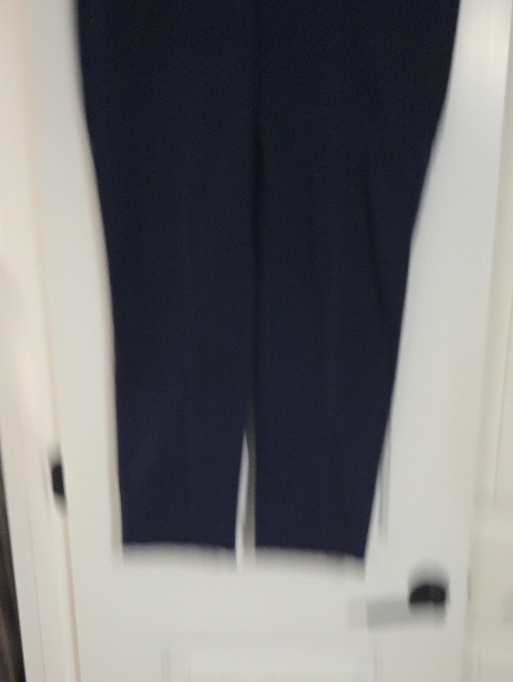 Chico's Navy Straight-Leg Pants
